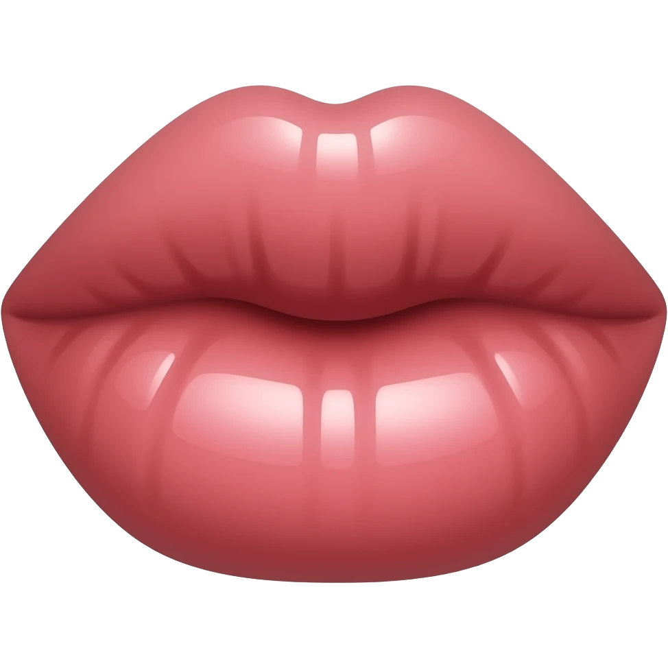 Dudak büzmeli öpücük emoji