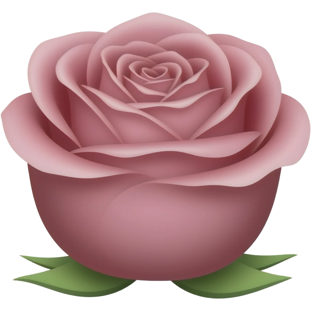 Rose closed emoji
