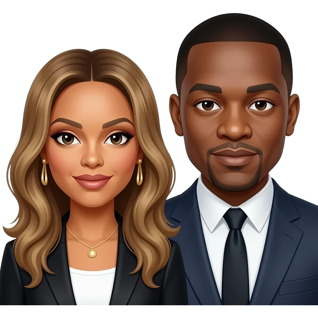 Beyonce and Jay-Z emoji