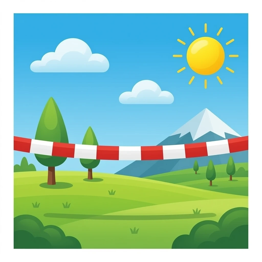 crea una imagen de represente la línea de meta emoji