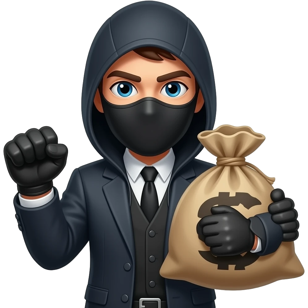 Make the robber emoji emoji