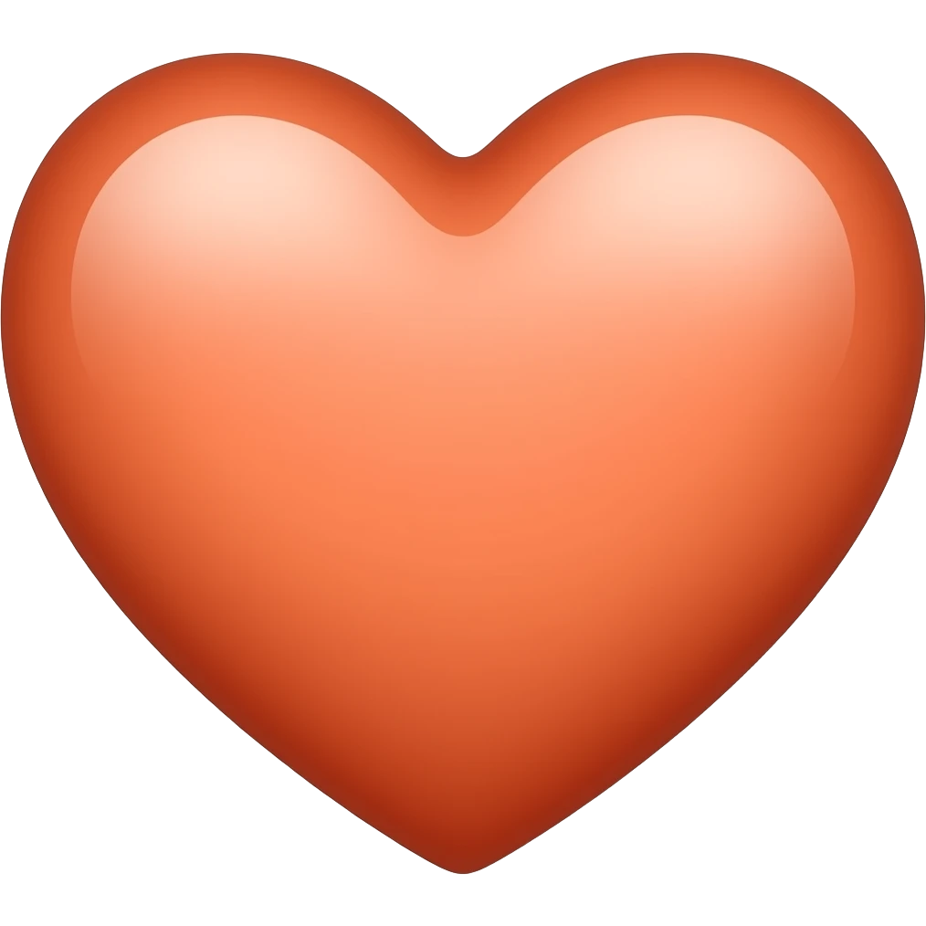 In heart shape same colour emoji