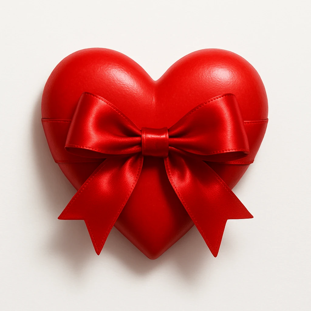 heart with a bow emoji