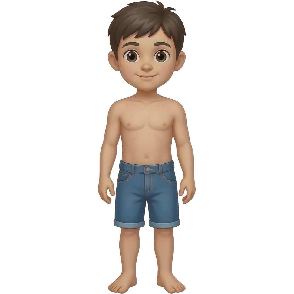 boy without clothe full body emoji