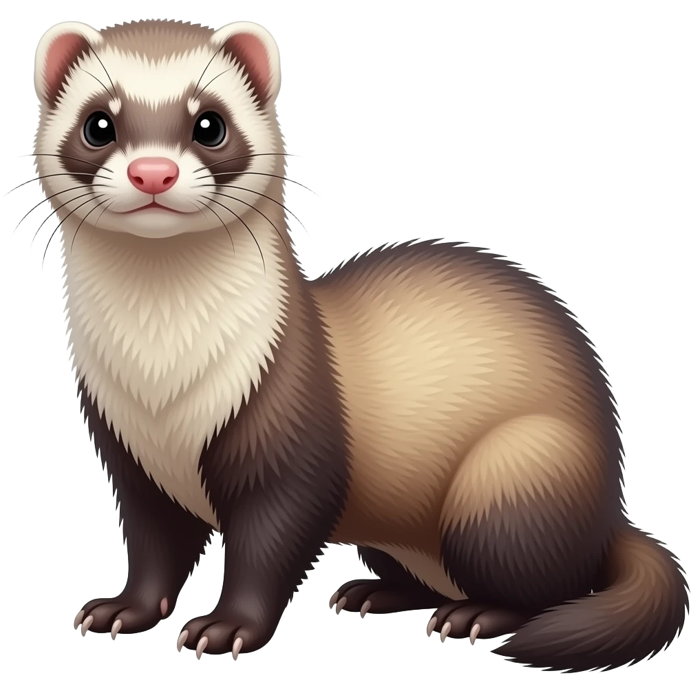 realistic ferret emoji
