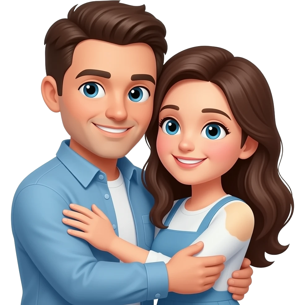 hugging my wife emoji