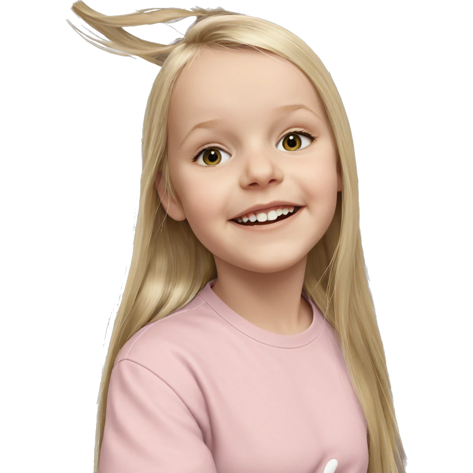 blonde girl with long hair emoji
