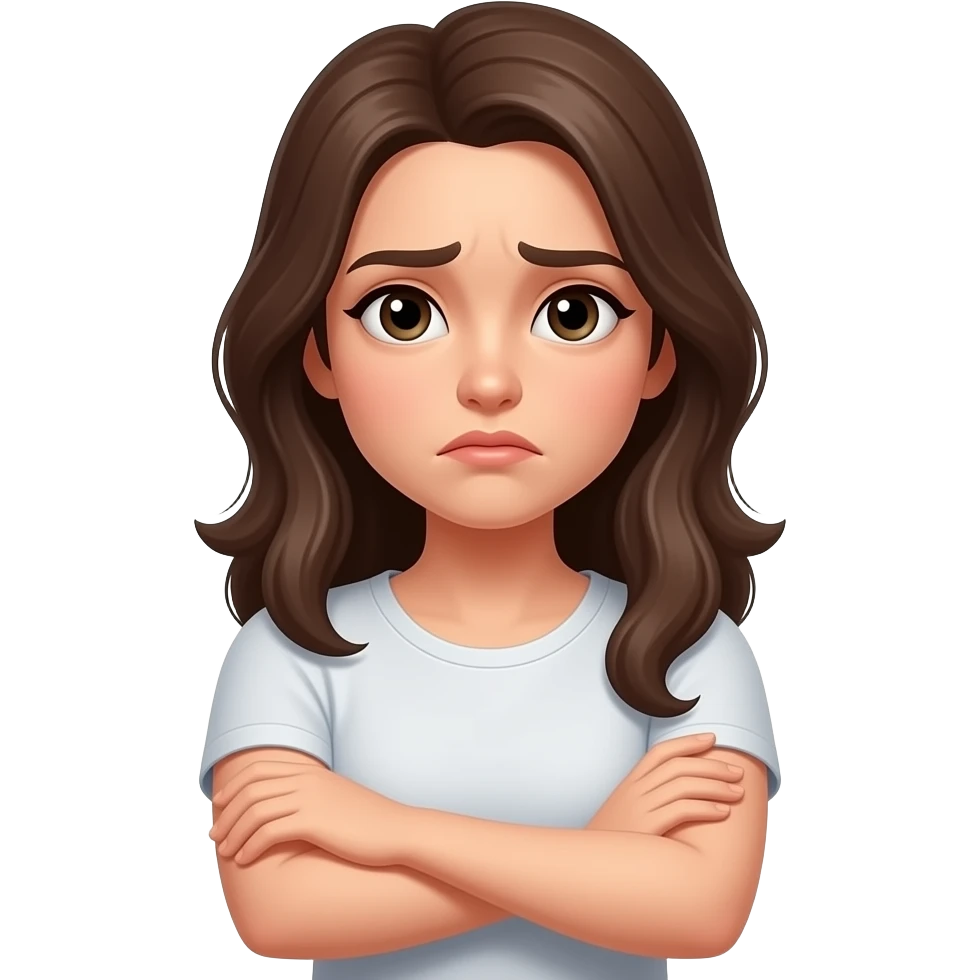 emoji of a shrugging woman that doesn't care emoji