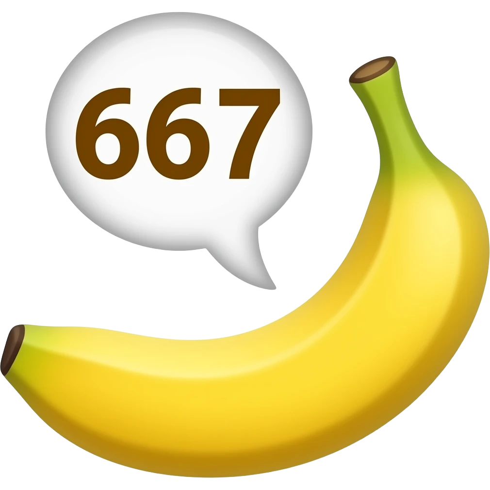 Banana saying 667 emoji