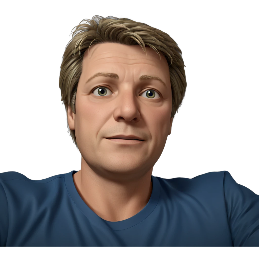 male with blue shirt emoji