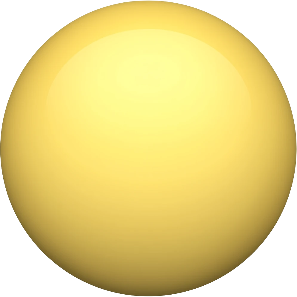 Yellow circle emoji Flushed Bulge emoji