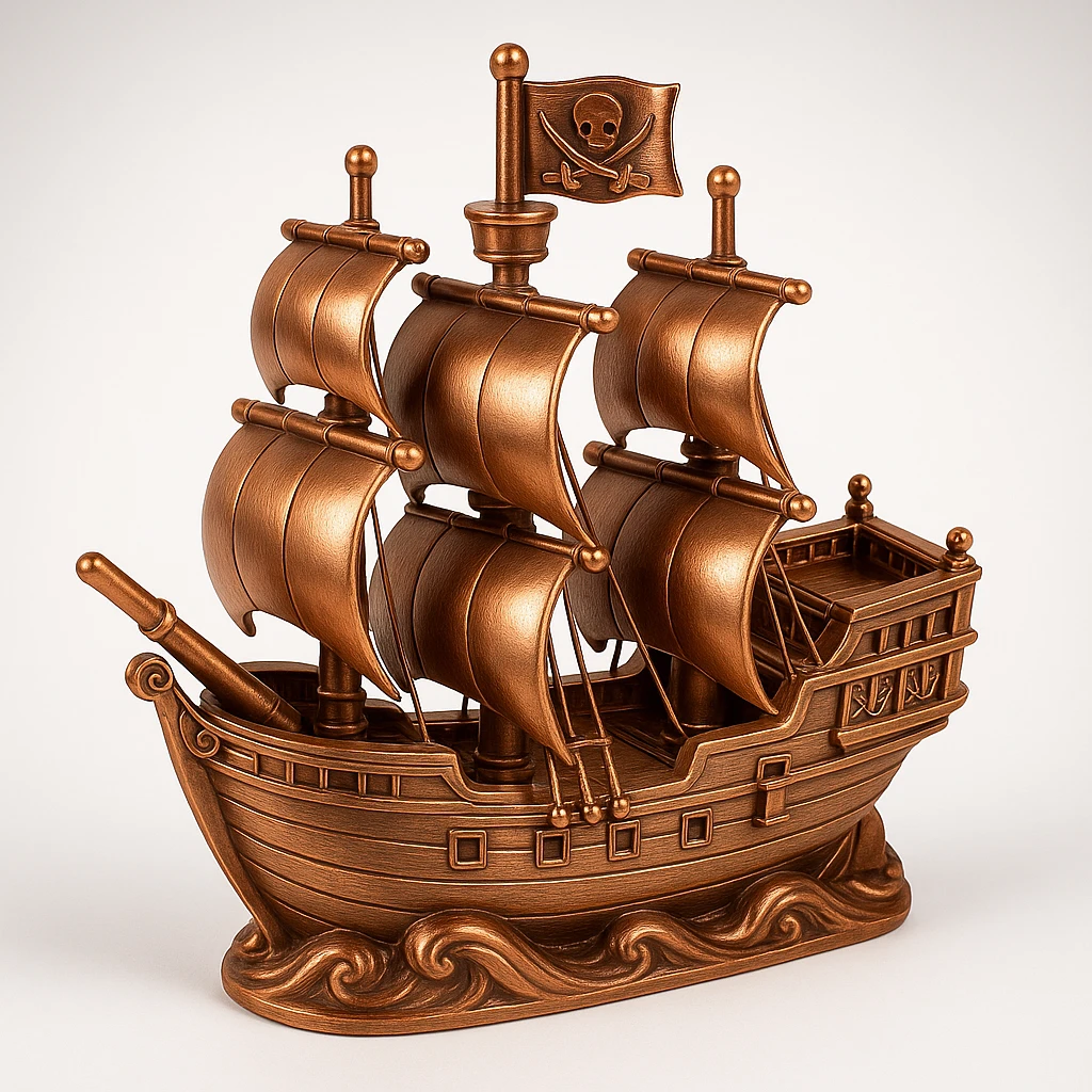 pirate ship emoji