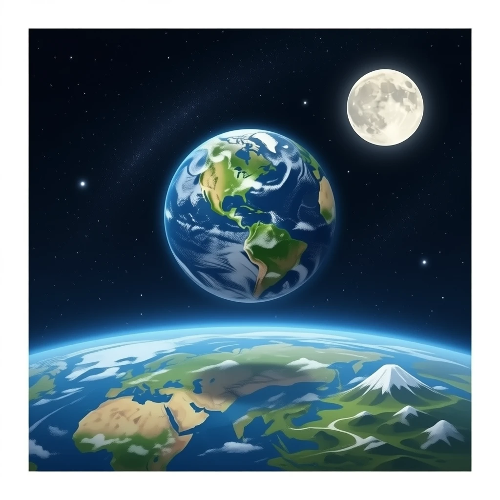 From outer space emoji