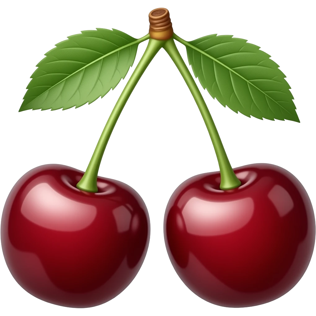 cerises mais rouge foncé emoji