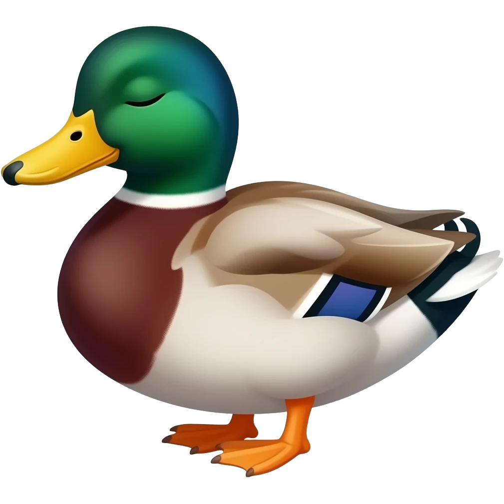 Sleeping duck emoji