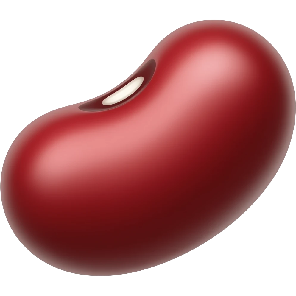 red beans emoji