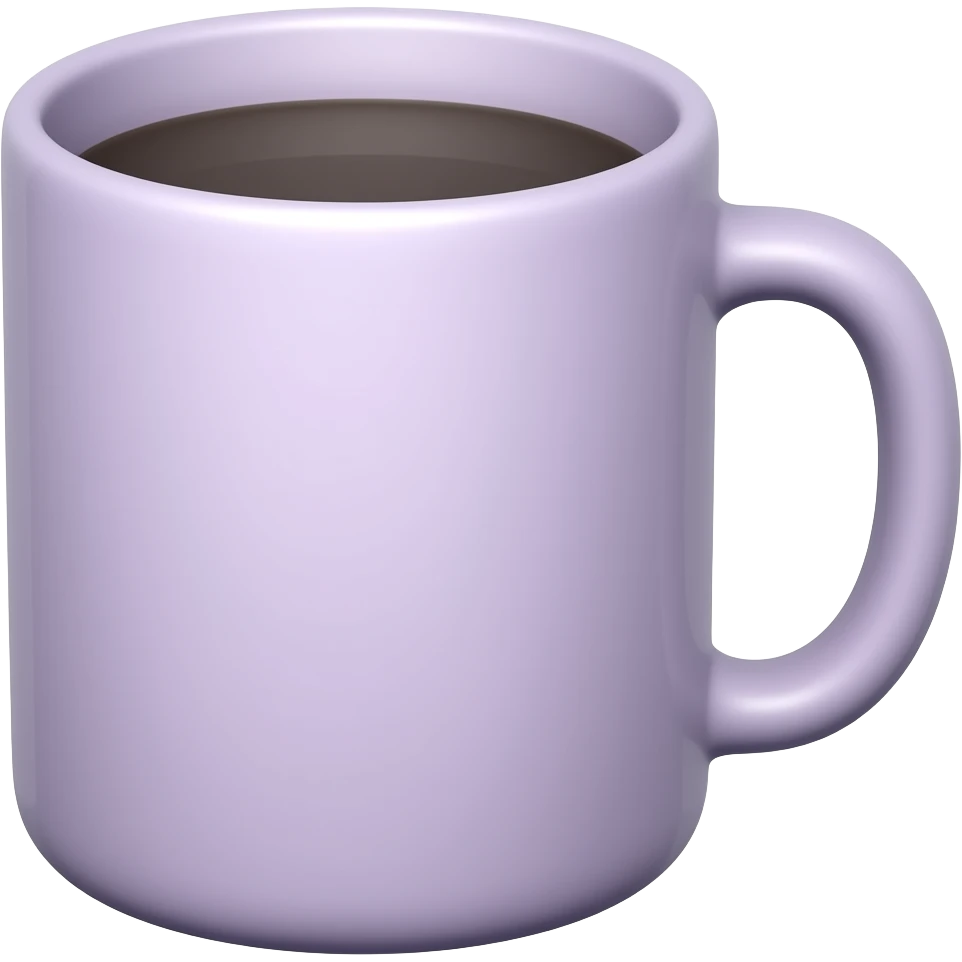 Mug cup of ube emoji