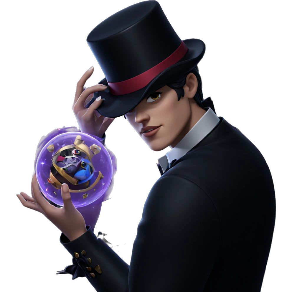 a girl with a top hat emoji