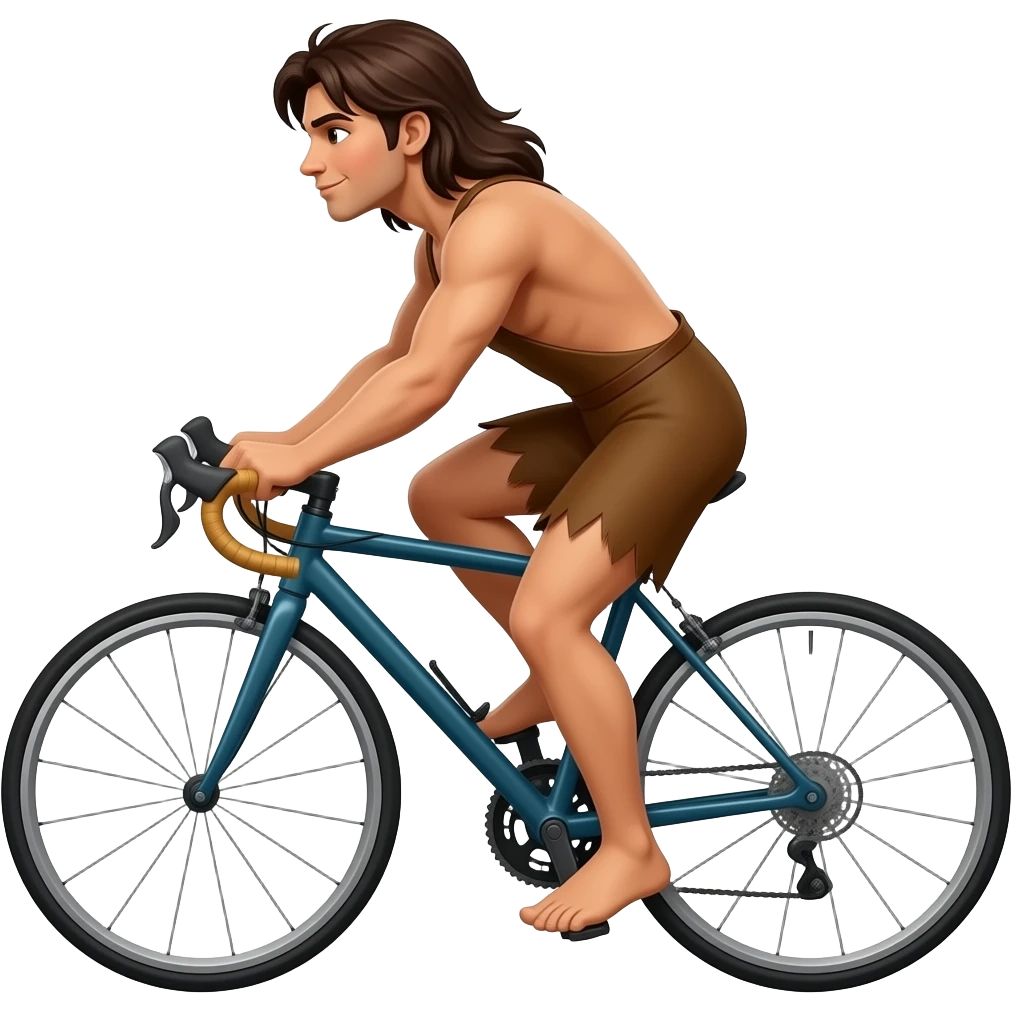 tarzan naik citah emoji
