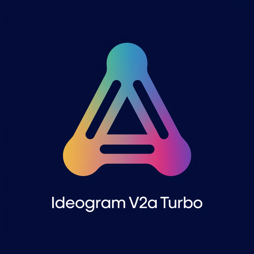 make a colorful logo of "Ideogram V2a Turbo" emoji