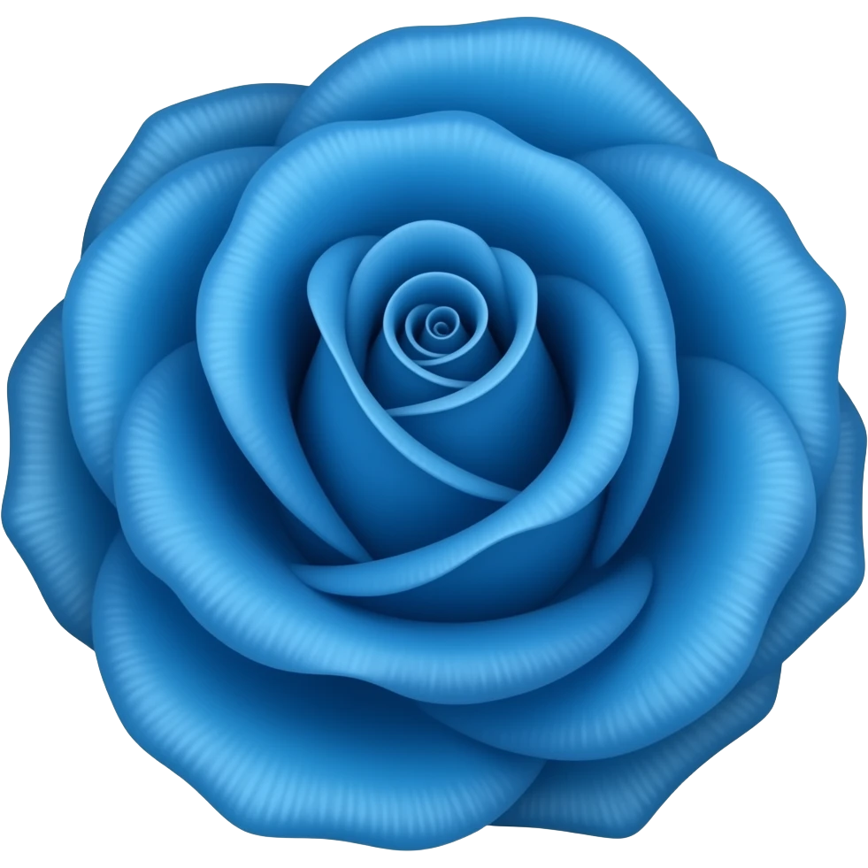 Rosa azul emoji