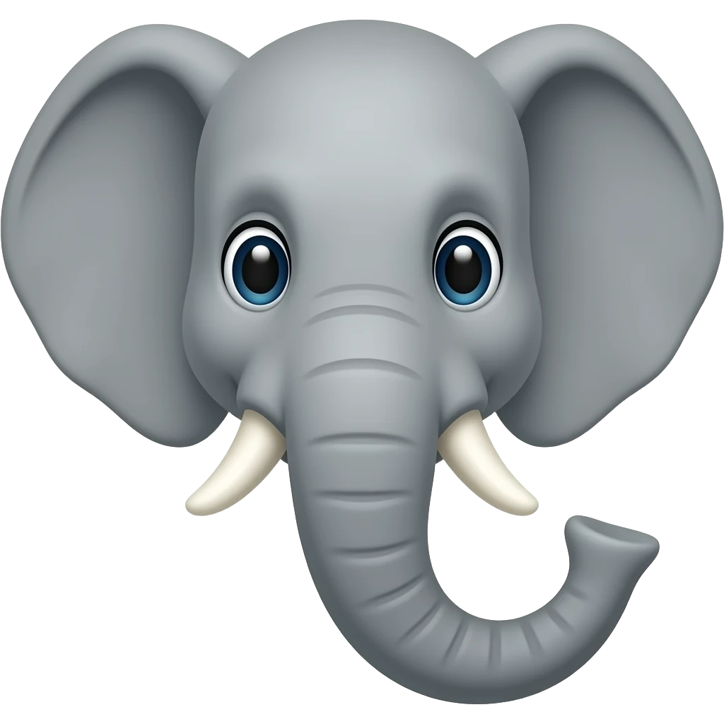 Elephant face emoji