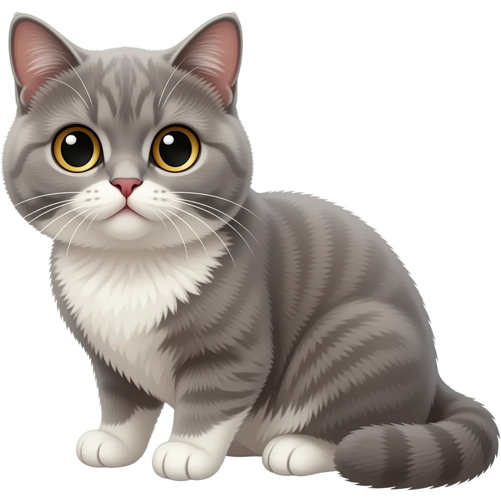 A really cute British short hair emoji