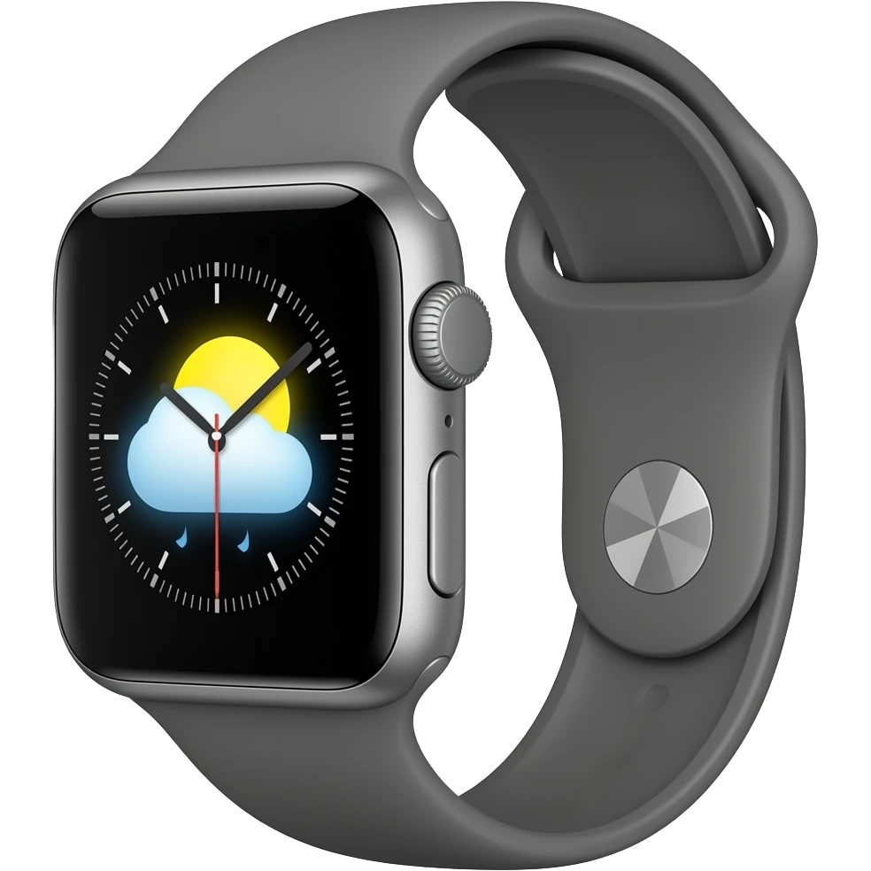 apple watch with weather sensors emoji