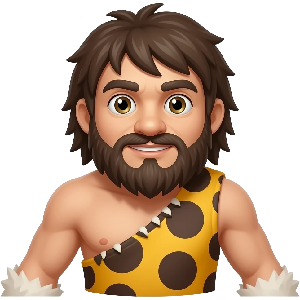 cave man big and tall emoji