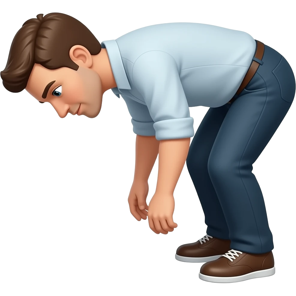 Make a man bend over emoji