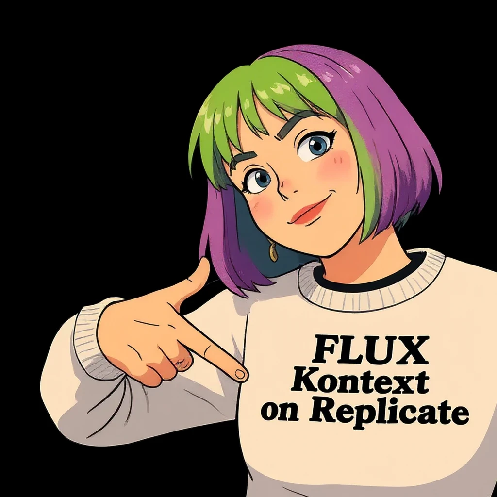 replace replicate to "emojis" and make the background black  emoji