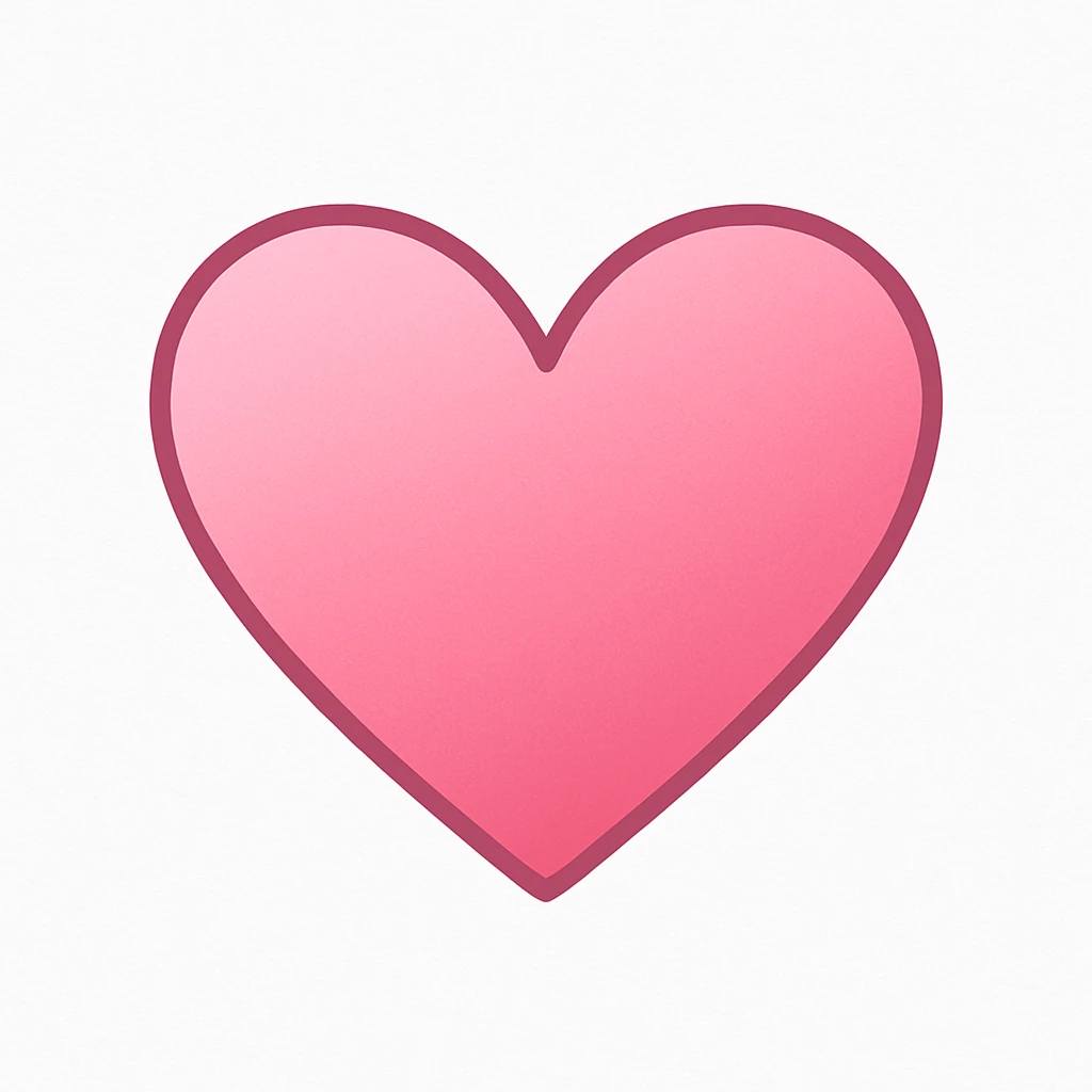 heart pink emoji