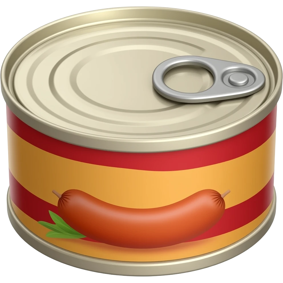 Can sausage emoji