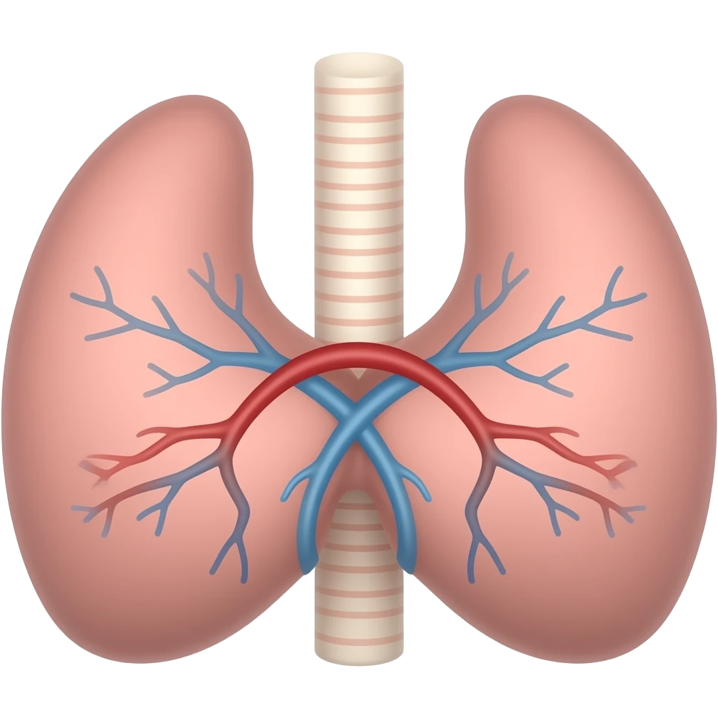 simple icon of thyroid emoji