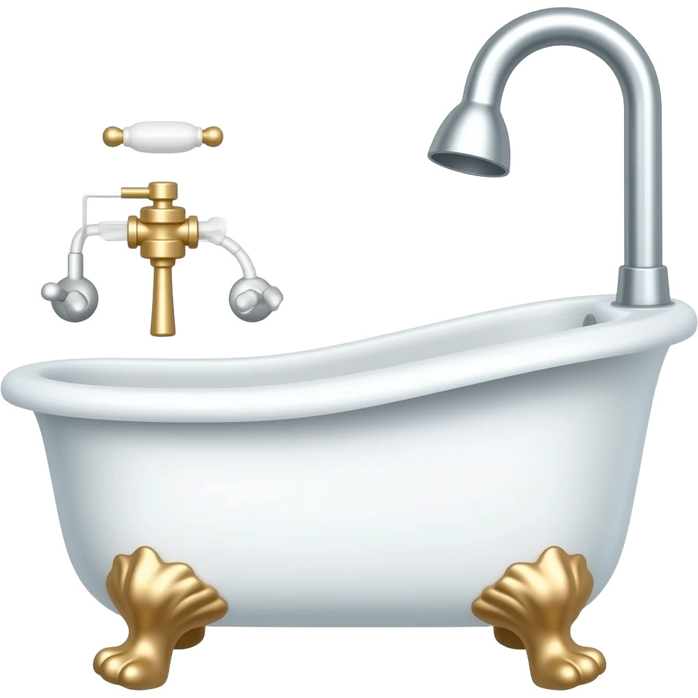 bathtub with faucet emoji