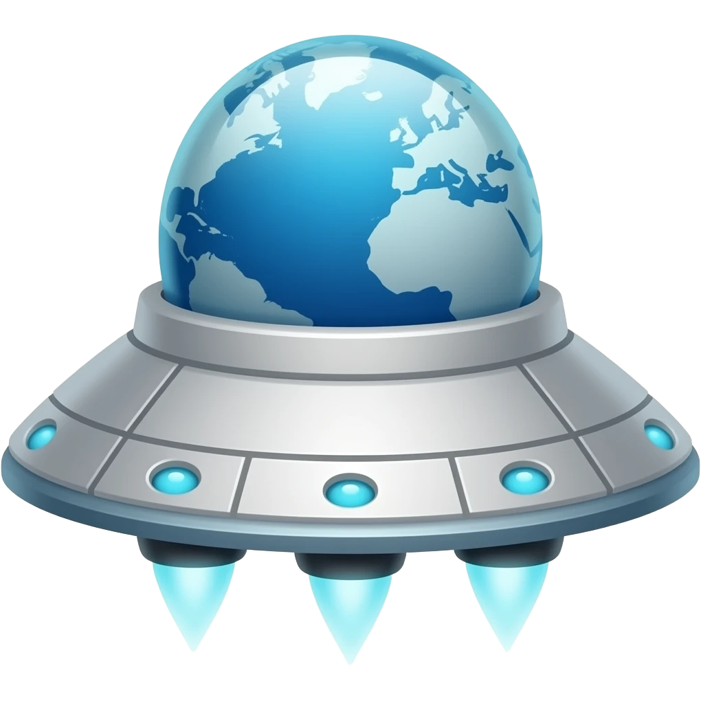 From outer space emoji