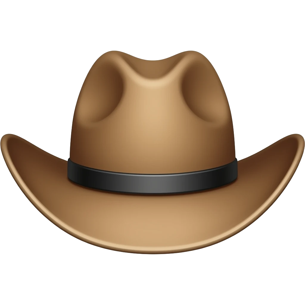 Sombrero vaquero emoji