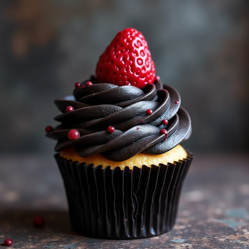 gothic cupcake emoji