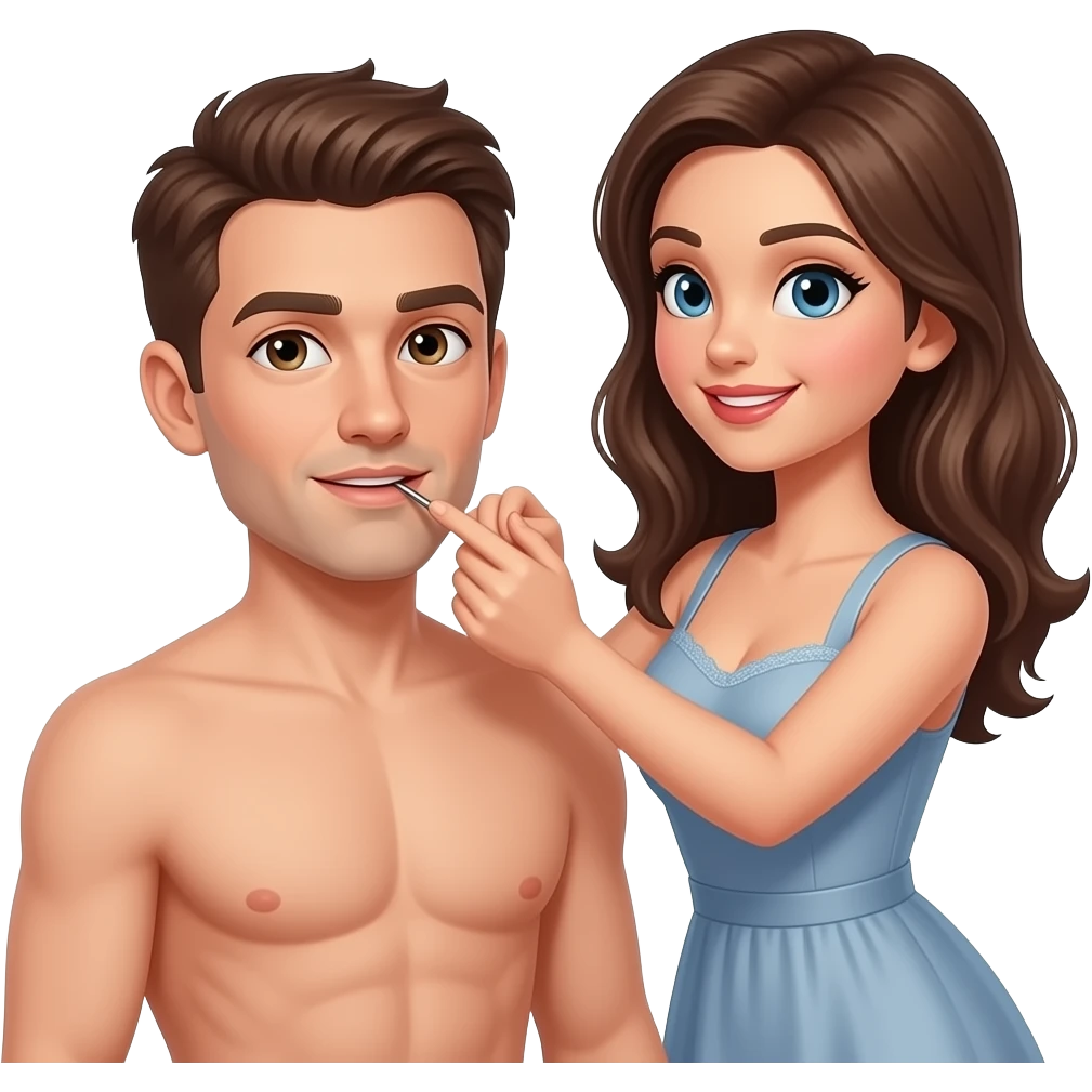 Femdom's pegging a male emoji