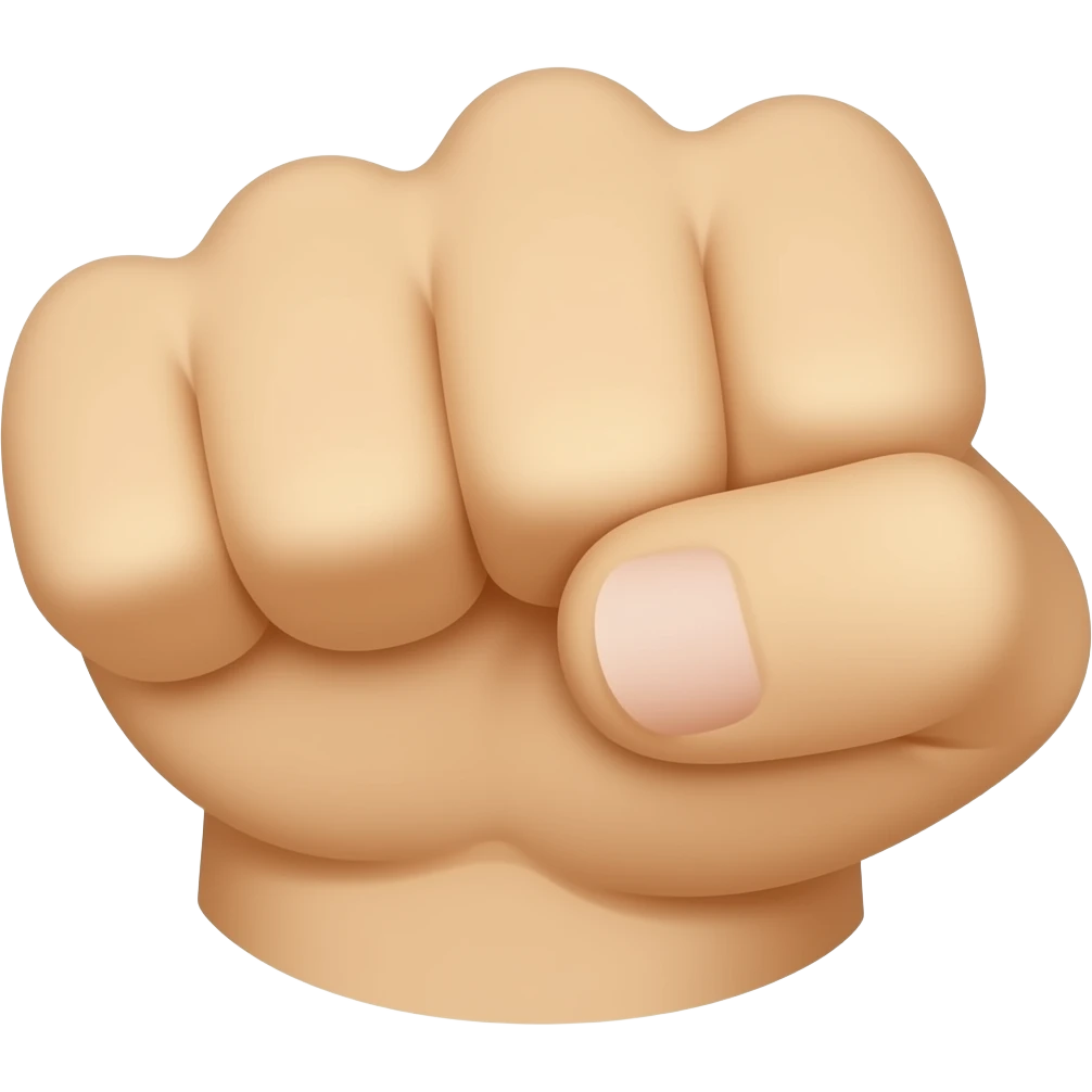 knuckles icon (face) emoji