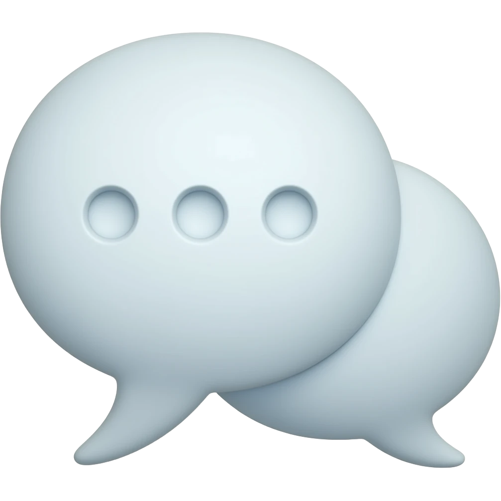 communication bubbles emoji