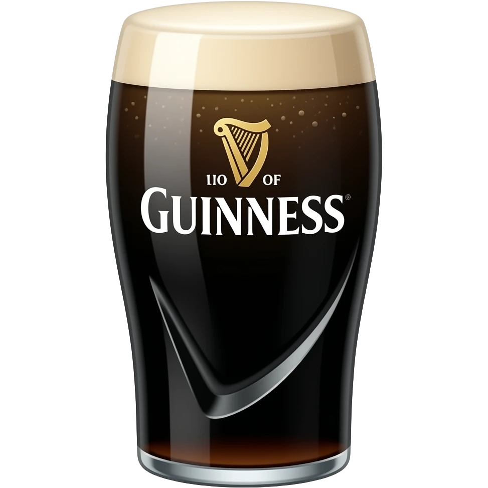 Pint of Guinness emoji