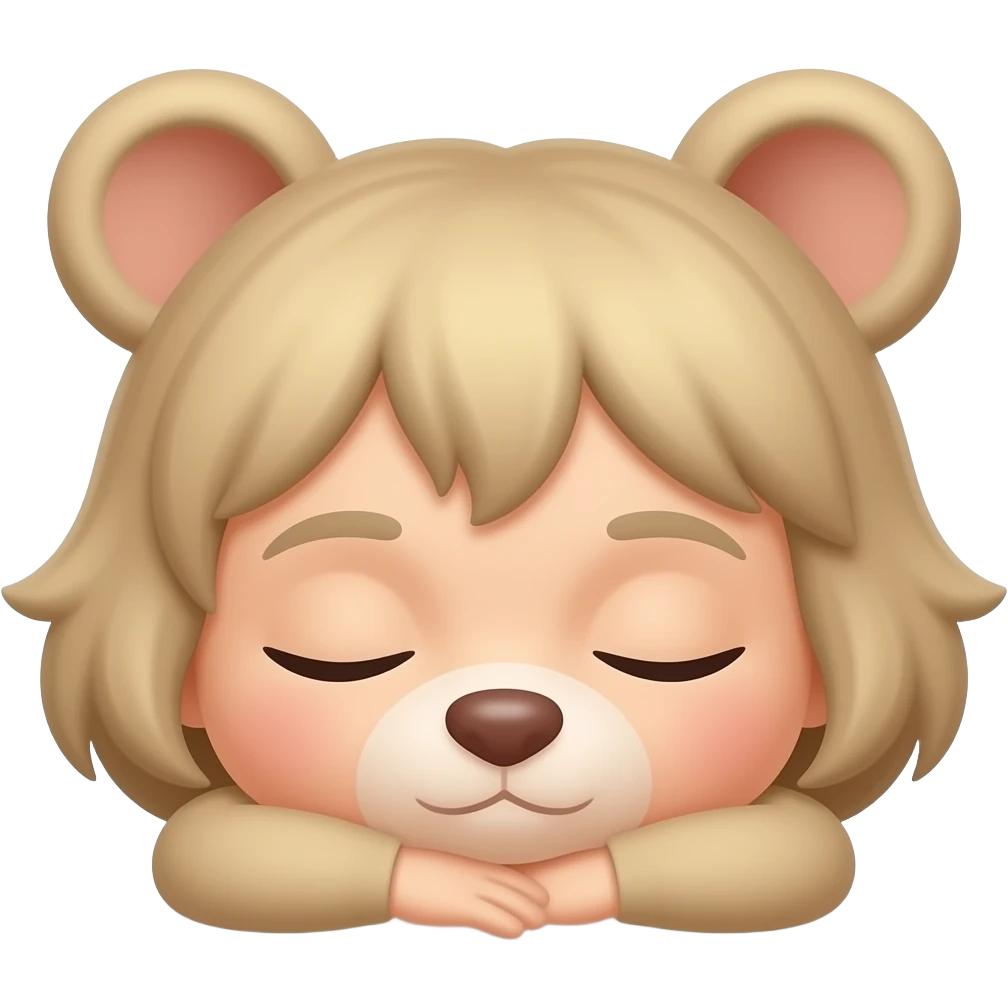 Faça uma criança dormindo emoji