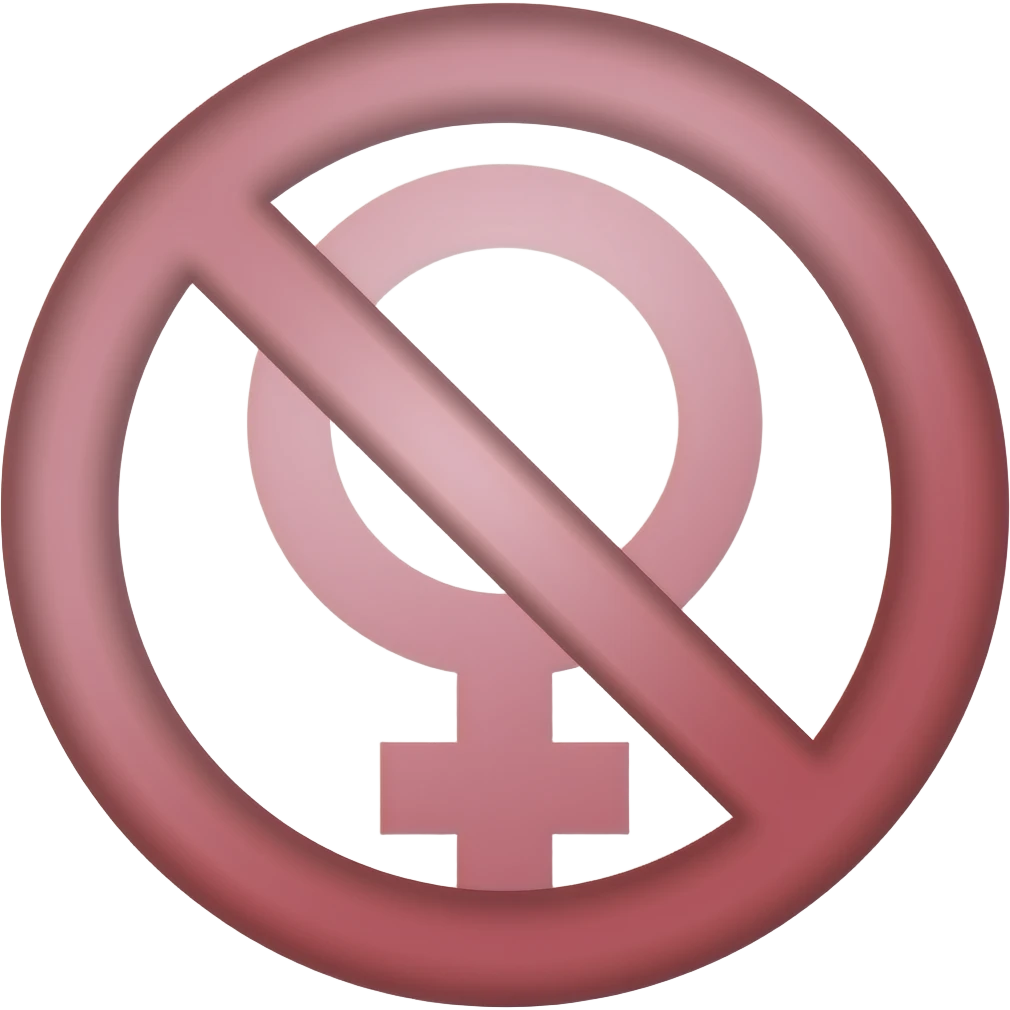 emoji representando ausência de menstruação ou ciclo hormonal feminino, estilo minimalista, moderno, tons de rosa e vermelho emoji