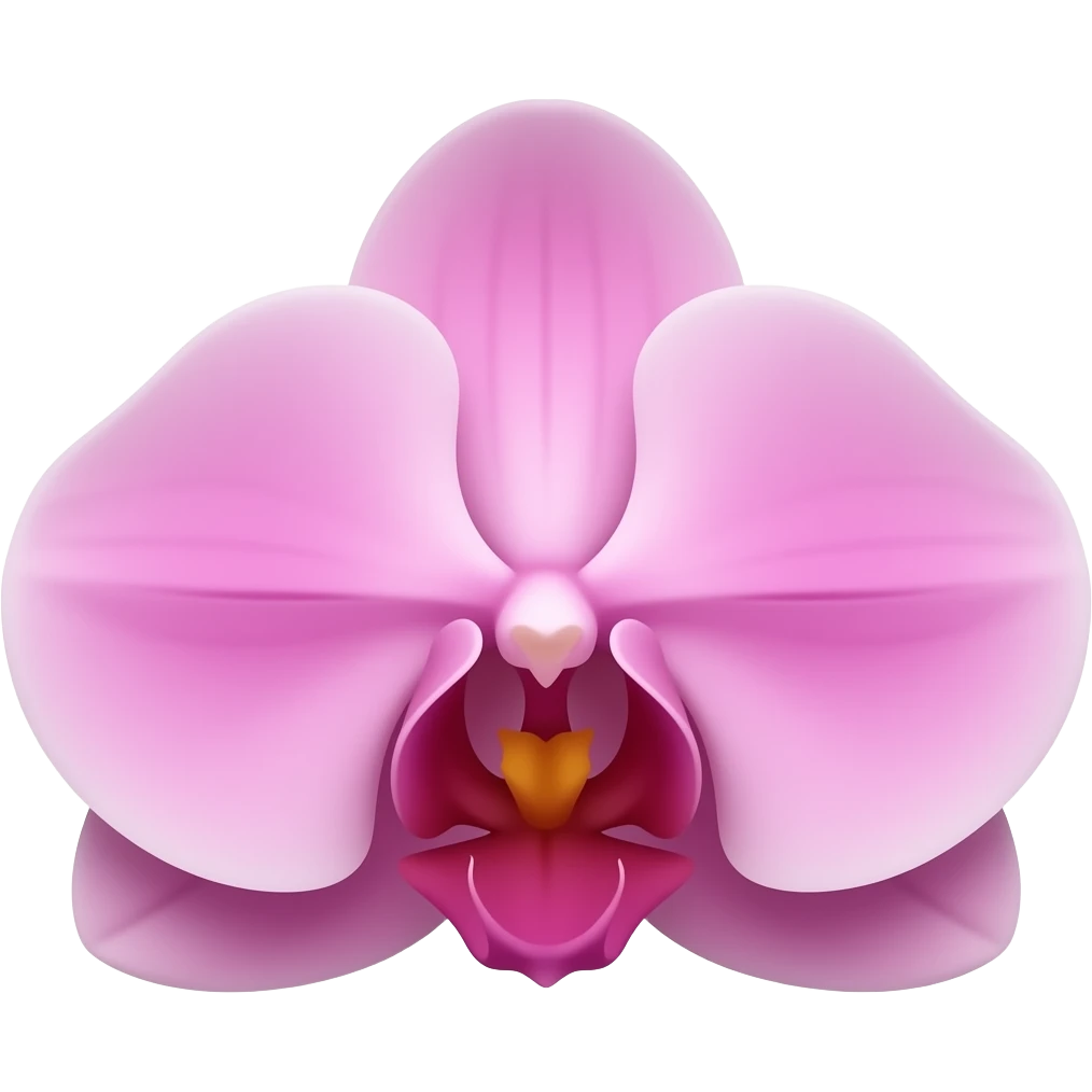 Une fleur d'orchidée rose emoji