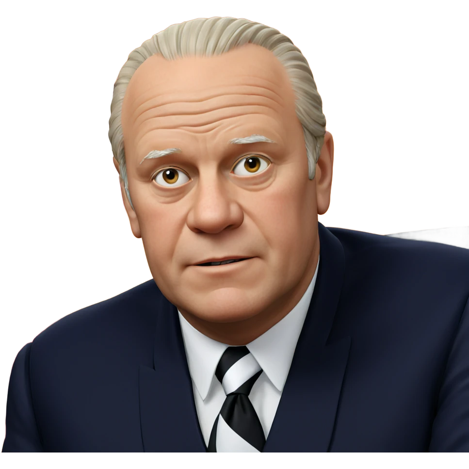 old man in formal attire emoji