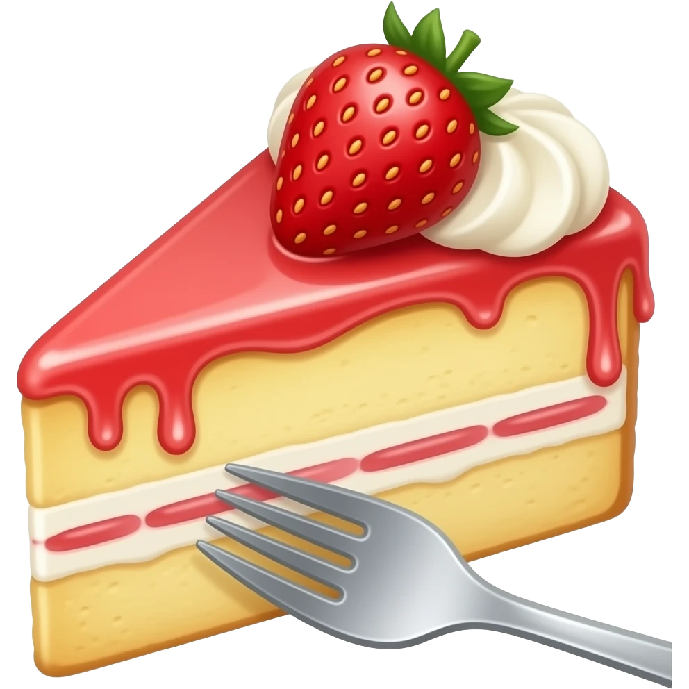 Strawberry Cake emoji