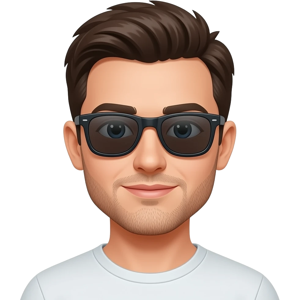 boy with beared and sun glasses emoji