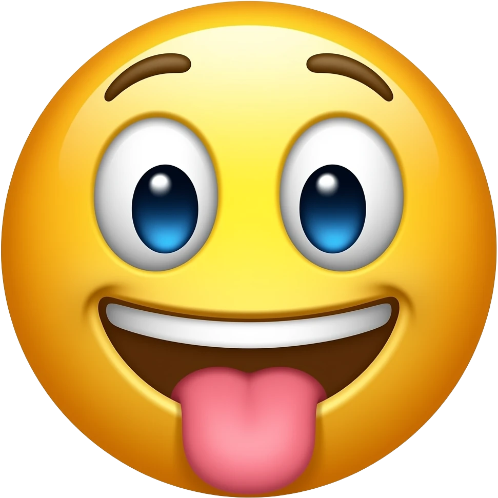 Smiley emoji sucking dick emoji