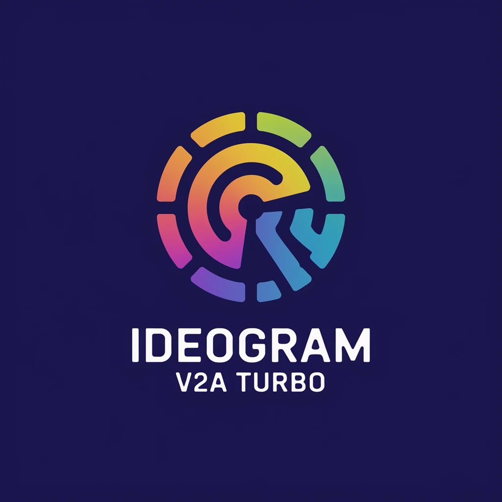 make a colorful logo of "Ideogram V2a Turbo" emoji
